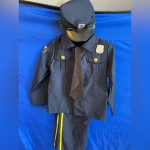 Kids police officer uniform